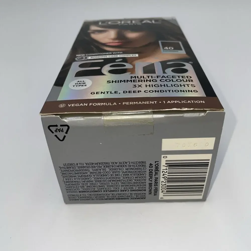 L'Oreal Paris Feria Multi-Faceted Shimmering Permanent Hair Color, 40 Espresso